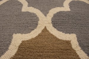 Multicolored Trellis 5X8 Hand-Tufted Modern Rug