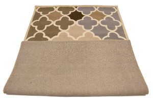 Multicolored Trellis 5X8 Hand-Tufted Modern Rug