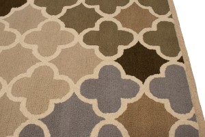 Multicolored Trellis 5X8 Hand-Tufted Modern Rug