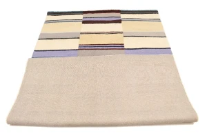 Multicolored Stripes 5X8 Hand-Tufted Modern Rug