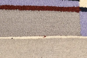 Multicolored Stripes 5X8 Hand-Tufted Modern Rug