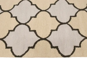 Multicolored Trellis 5X8 Hand-Tufted Modern Rug