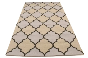 Multicolored Trellis 5X8 Hand-Tufted Modern Rug