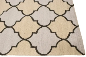 Multicolored Trellis 5X8 Hand-Tufted Modern Rug
