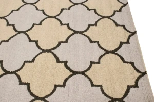 Multicolored Trellis 5X8 Hand-Tufted Modern Rug