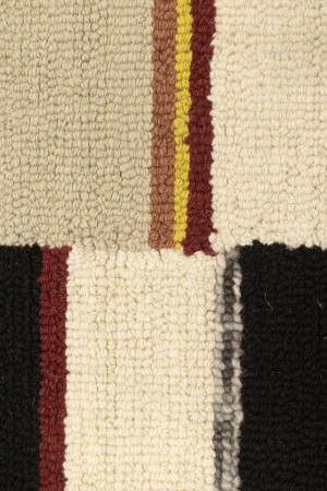 Multicolored Stripes 5X8 Hand-Tufted Modern Rug