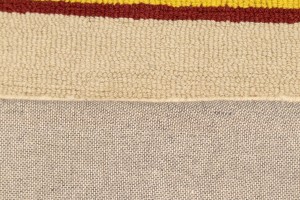 Multicolored Stripes 5X8 Hand-Tufted Modern Rug