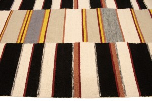 Multicolored Stripes 5X8 Hand-Tufted Modern Rug