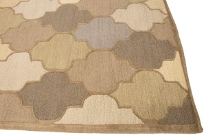 Multicolored Trellis 5X8 Hand-Tufted Modern Rug