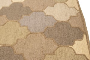 Multicolored Trellis 5X8 Hand-Tufted Modern Rug