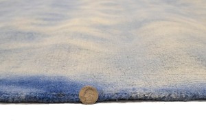Blue Tie-Dye 5X8 Hand-Tufted Modern Rug