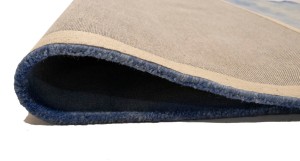 Blue Tie-Dye 5X8 Hand-Tufted Modern Rug
