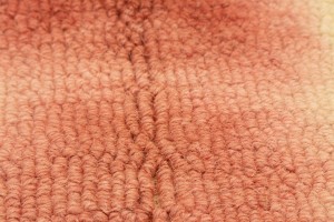 Rusty Red Cream Tie-Dye 5X8 Hand-Tufted Modern Rug