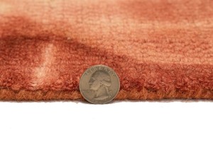 Rusty Red Cream Tie-Dye 5X8 Hand-Tufted Modern Rug