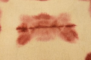 Rusty Red Cream Tie-Dye 5X8 Hand-Tufted Modern Rug