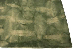Hunter Green Tie-Dye 5X8 Hand-Tufted Modern Rug