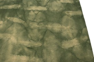 Hunter Green Tie-Dye 5X8 Hand-Tufted Modern Rug