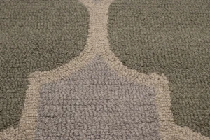Multicolored Trellis 5X8 Hand-Tufted Modern Rug