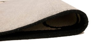 Cream & Black Trellis 5X8 Hand-Tufted Modern Rug