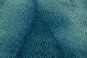 Ocean Blue Tie-Dye 5X8 Hand-Tufted Modern Rug