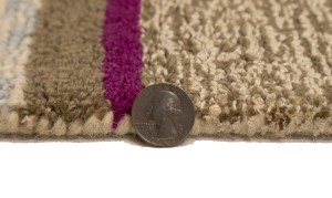 Multicolored Stripes 5X8 Hand-Tufted Modern Rug