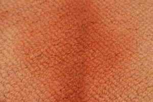 Coral Red Tie-Dye 5X8 Hand-Tufted Modern Rug