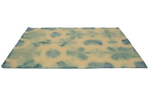 Teal Tie-Dye 5X8 Hand-Tufted Modern Rug
