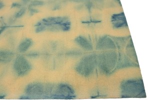 Teal Tie-Dye 5X8 Hand-Tufted Modern Rug