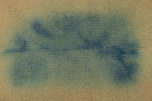 Teal Tie-Dye 5X8 Hand-Tufted Modern Rug