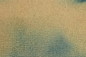 Teal Tie-Dye 5X8 Hand-Tufted Modern Rug