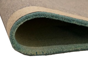 Teal Tie-Dye 5X8 Hand-Tufted Modern Rug