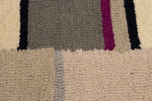 Multicolored Stripes 5X8 Hand-Tufted Modern Rug