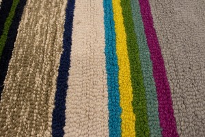 Multicolored Stripes 5X8 Hand-Tufted Modern Rug