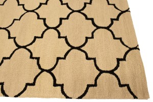 Cream Trellis 5X8 Hand-Tufted Modern Rug