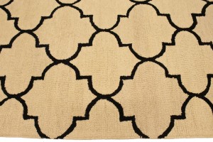 Cream Trellis 5X8 Hand-Tufted Modern Rug