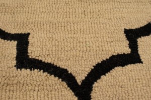 Cream Trellis 5X8 Hand-Tufted Modern Rug