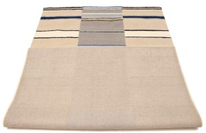 Multicolored Stripes 5X8 Hand-Tufted Modern Rug