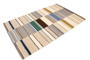 Multicolored Stripes 5X8 Hand-Tufted Modern Rug