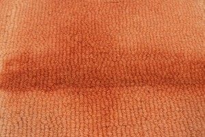 Coral Red Tie-Dye 5X8 Hand-Tufted Modern Rug
