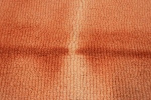Coral Red Tie-Dye 5X8 Hand-Tufted Modern Rug