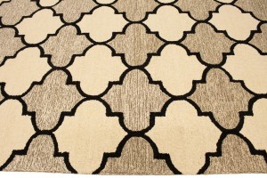 Multicolored Trellis 5X8 Hand-Tufted Modern Rug