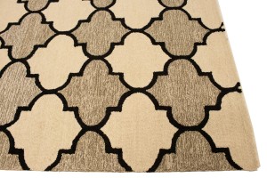Multicolored Trellis 5X8 Hand-Tufted Modern Rug