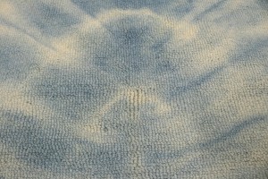 Blue Tie-Dye 5X8 Hand-Tufted Modern Rug