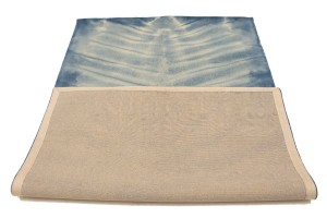 Blue Tie-Dye 5X8 Hand-Tufted Modern Rug