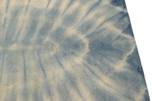 Blue Tie-Dye 5X8 Hand-Tufted Modern Rug