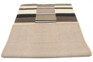 Multicolored Stripes 5X8 Hand-Tufted Modern Rug