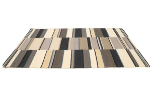 Multicolored Stripes 5X8 Hand-Tufted Modern Rug