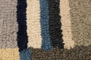 Multicolored Stripes 5X8 Hand-Tufted Modern Rug