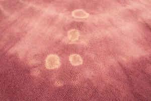 Deep Blush Tie-Dye 5X8 Hand-Tufted Modern Rug