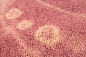 Deep Blush Tie-Dye 5X8 Hand-Tufted Modern Rug
